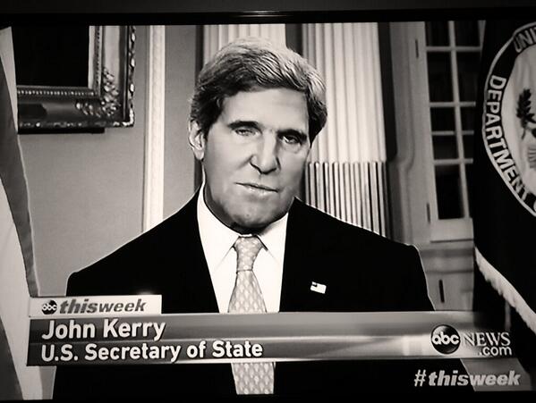Sec. of State Kerry tweet media