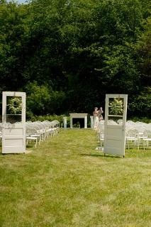 Outside Wedding - Vintage Doors