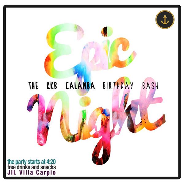 chahernandez's tweet photo. Food, chill drinks, good company. Love and see y'all, @kkbcalamba! 👌 #Friendships #Belong #Coloured #Party #CLUBG http://t.co/NxDXh5lO5E