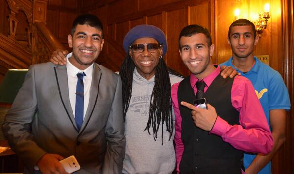 We checked into the hotel and there was a wedding happening - I asked if they needed a band?