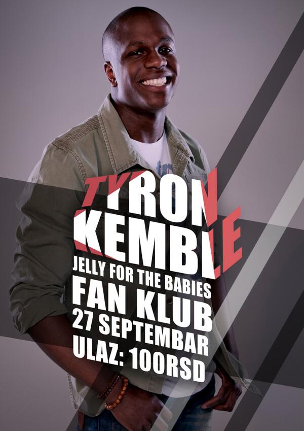 jelly4thebabies's tweet image. 27th September i am performing in Fan Klub Arandjelovac alongside @tyronkemble #HouseParty #arandjelovac #fanklub