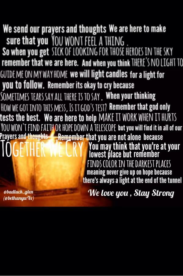 Musicangel1712's tweet image. Loveliest and inspiring idea #ourthoughtsarewiththescript