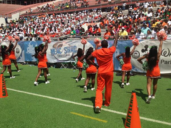 FAMUAthletics's tweet image. @fall_sapphire #FAMUCheer is here!