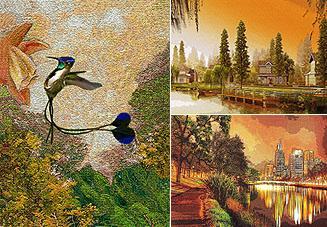 Peru_decodesign's tweet image. Combo 3 lienzos - Tela 100% algodón (con bastidor). Colibri: 60 cm x 80 cm y los otros dos en 70 cm x 52.5 cm. S/.269