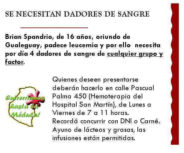 #LlamadoAlaSolidaridad #Paraná #Gualeguay