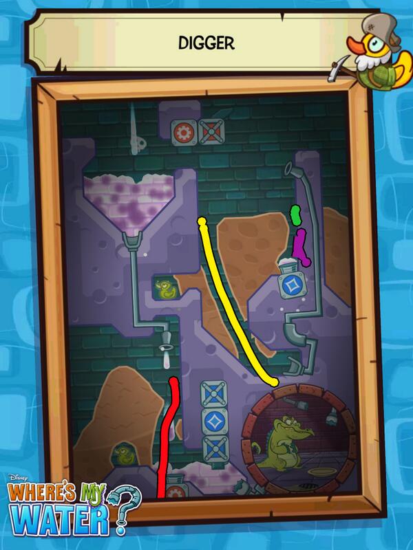 iheartmiggey's tweet photo. just made this photo while completing a level from Where’s My Water? Try and see what you can do! http://t.co/6Jm0O4IGGf