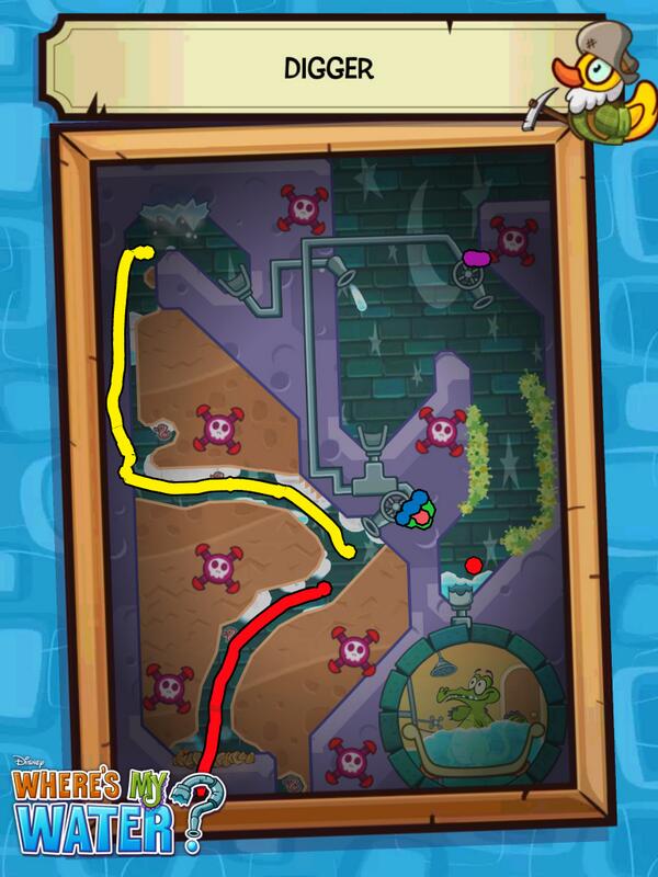 iheartmiggey's tweet photo. just made this photo while completing a level from Where’s My Water? Try and see what you can do! http://t.co/j1ckofhVDK