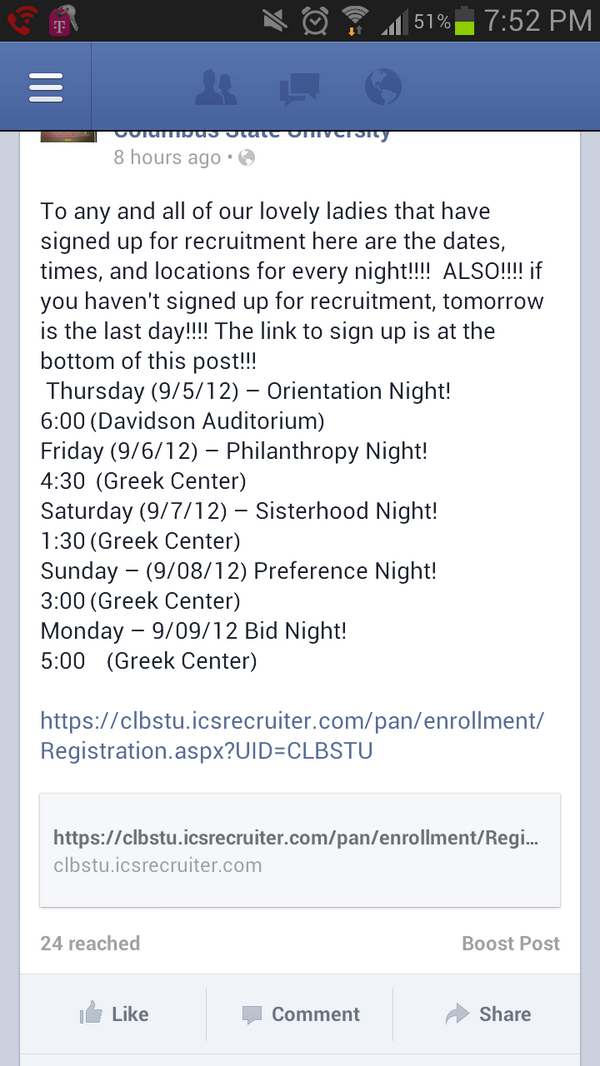 CSU_NPC's tweet photo. Times and dates!!! http://t.co/taLhEktqYN