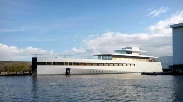 yachts__'s tweet photo. Steve Jobs yacht, named Venus. http://t.co/sPt14wm1Sy