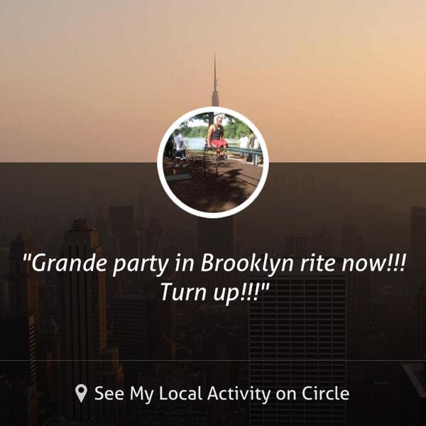 TeensStepUp's tweet photo. Grande party in Brooklyn rite now!!! Turn up!!!... shared via @CircleApp http://t.co/Lb0nN4Kro0