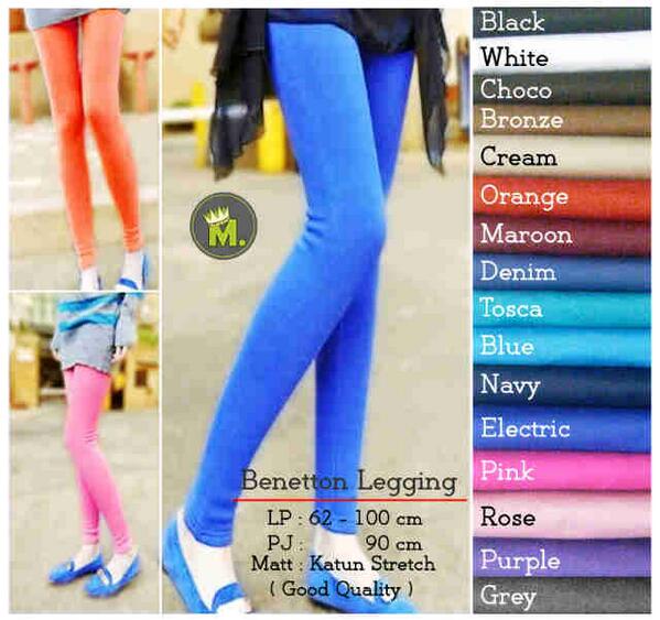 Smallmareen's tweet photo. Benetton legging fit L @65rb murmer aja yuk di order (´⌣`ʃƪ) add pin:28D44E53 or 089650518345 .. http://t.co/5i3MHLbVsU