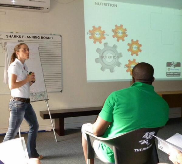 <a href="/SharksMedical/">SharksMedicalCentre</a> team and @TheSharksZA coaches Shark Smart conditioning workshop #nutrition #pillarstrength #power