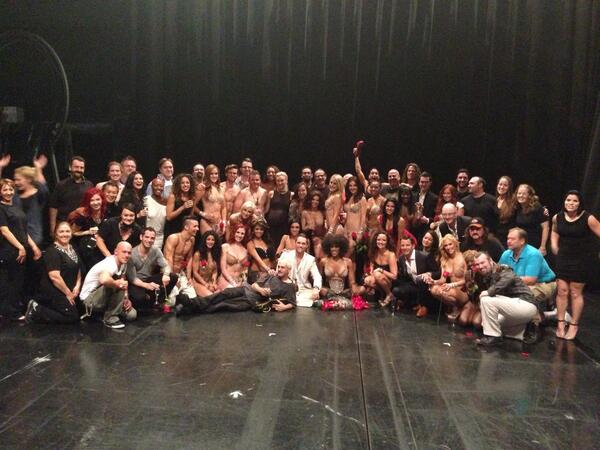 LVPEEPSHOW's tweet photo. Here's a pic of our Company, from both present and past! http://t.co/Prm202TR3Q
