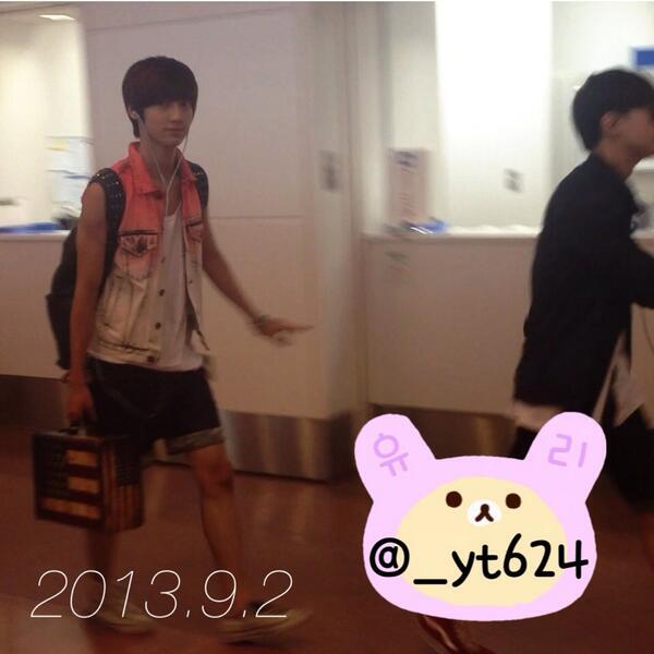 JoKwangMinGF's tweet photo. 130902 조광민하네다공항에서[2] http://t.co/ZjdpRICM5I