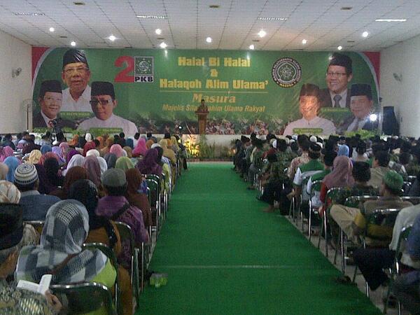 Halal Bi Halal &amp; Halaqoh Alim Ulama' (masura) DPW PKB JAWA TENGAH @BeritaPKB <a href="/yusuf_ch/">M Yusuf Chudlory</a> <a href="/DPN_GEMASABA/">DPN GEMASABA</a>