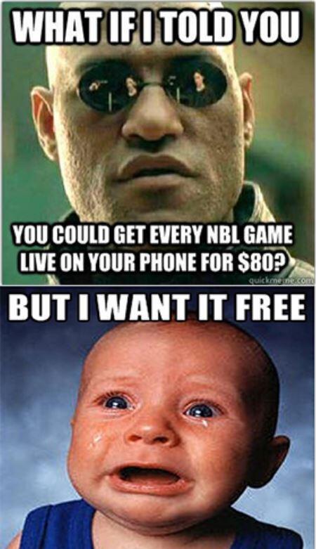 kingpodge's tweet image. Sometimes meme&apos;s know best. #NBLtv