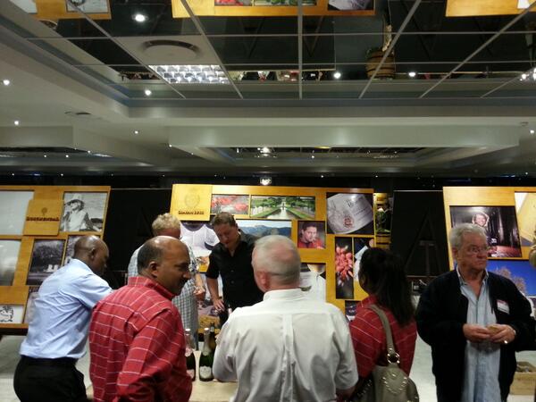 Nickvwoerkom's tweet photo. Durban learning about wine.. Pierre de klerk @GrahamBeckWines talking bubbly at DGB trade show umhlanga http://t.co/9wLypxAvne