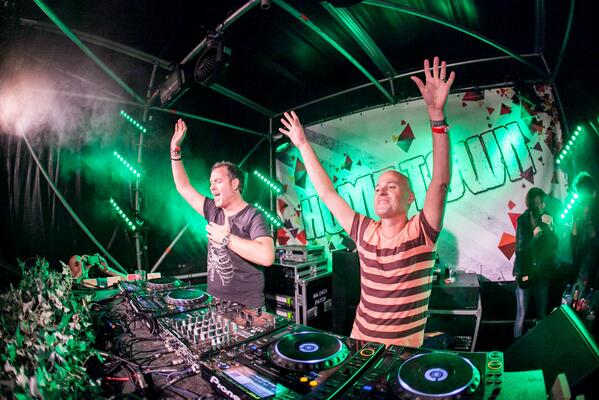 Big fun playing back-2-back with @MarcoV at #HometownFestival #Eindhoven last Saturday!