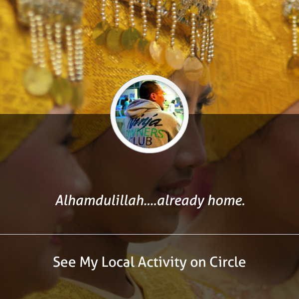 arulorange's tweet photo. Alhamdulillah....already home.... shared via @CircleApp http://t.co/Yh30cGG4Bu