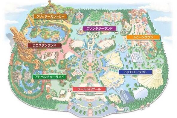 ディズニー裏情報 在 Twitter 上 ディズニー豆知識 パーク全体のことですが ディズニーランドの場合 手前が現実 奥が空想 左が過去 右が未来 という構造になっています パークを手前から時計回り 左回り に歩いていくと 過去 未来へ時空の旅ができるん