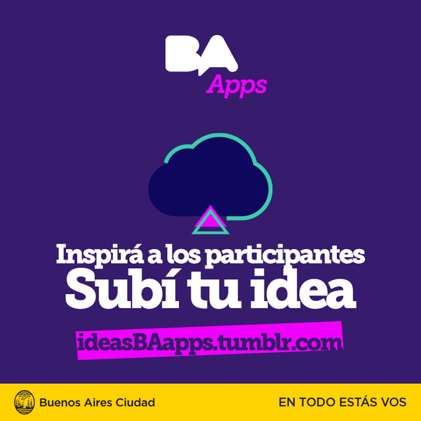 lindaenvivo's tweet photo. ¿Tenés una idea para #BAapps pero no sabés cómo desarrollarla? Subila a http://t.co/5JkhykVabC   http://t.co/HMBkotBHUI