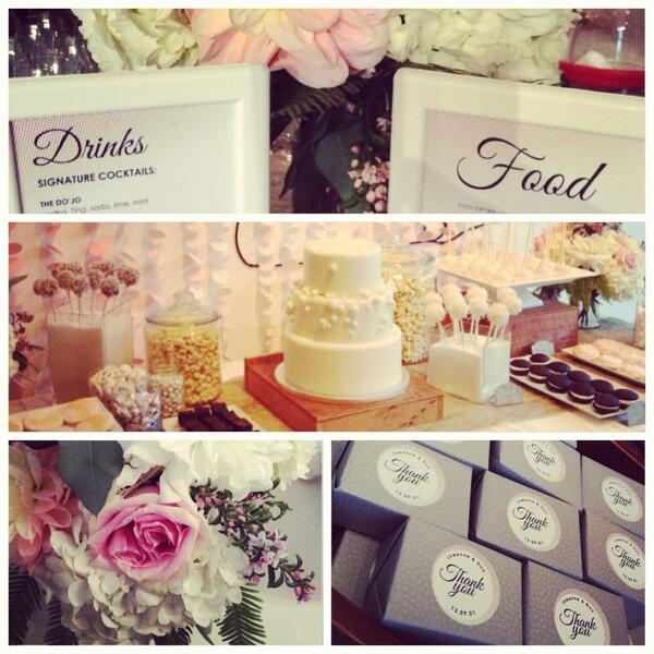 louvrier's tweet photo. Congratulations Don and Jo! Every detail stunning. Amazing friends! The food! The music! The photo booth! @L'❤vrier http://t.co/lTdGsR6bU9