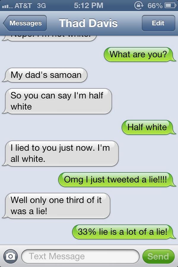 caitlynpaige29's tweet image. @ThadWDavis made me lie #clearedconscience