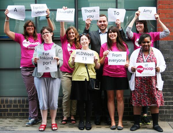 mencap_charity's tweet photo. @ADifferent_View Hi Amy,thx for taking part in #LDWeek13&raising the profile of learning disability-we appreciate it! http://t.co/0gu3X0wnSc
