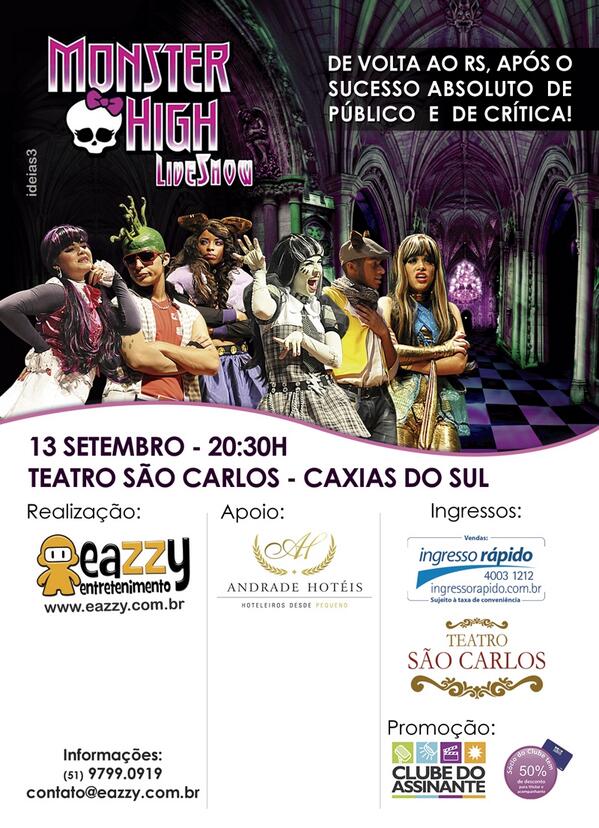 Glr, dia 13 de setembro tem espetáculo infantil no TSC!!!