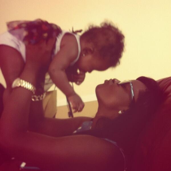 Choc_Pretty_'s tweet image. Me &amp;amp; my daughter . #Devyn 💕💙🙌😎