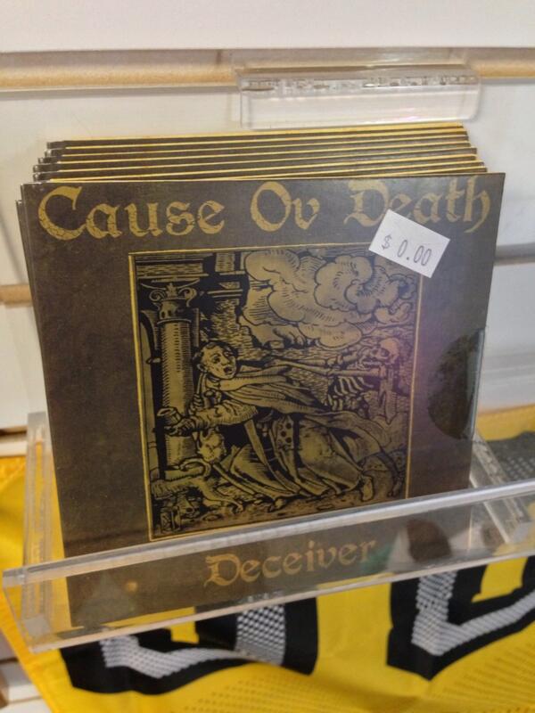 Hey, screw it. 10 more copies of "Deceiver" for 0.00 at Rock Shop in Hamilton Mall, because Labor Day. #NJHC