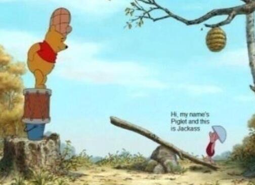 DaveHead40's tweet image. Hi, my name&apos;s Piglet and this is Jackass.  /via @Males_Thoughts
I see nothing wrong. Actually #QuitSmart if you ask me