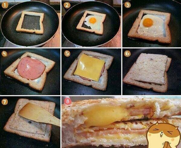 "<a href="/TheWeirdWorld/">Weird World</a>: Food hacks.. " <a href="/IllanaVanRo/">Illana van Rooyen</a> mre vir ontbyt asb