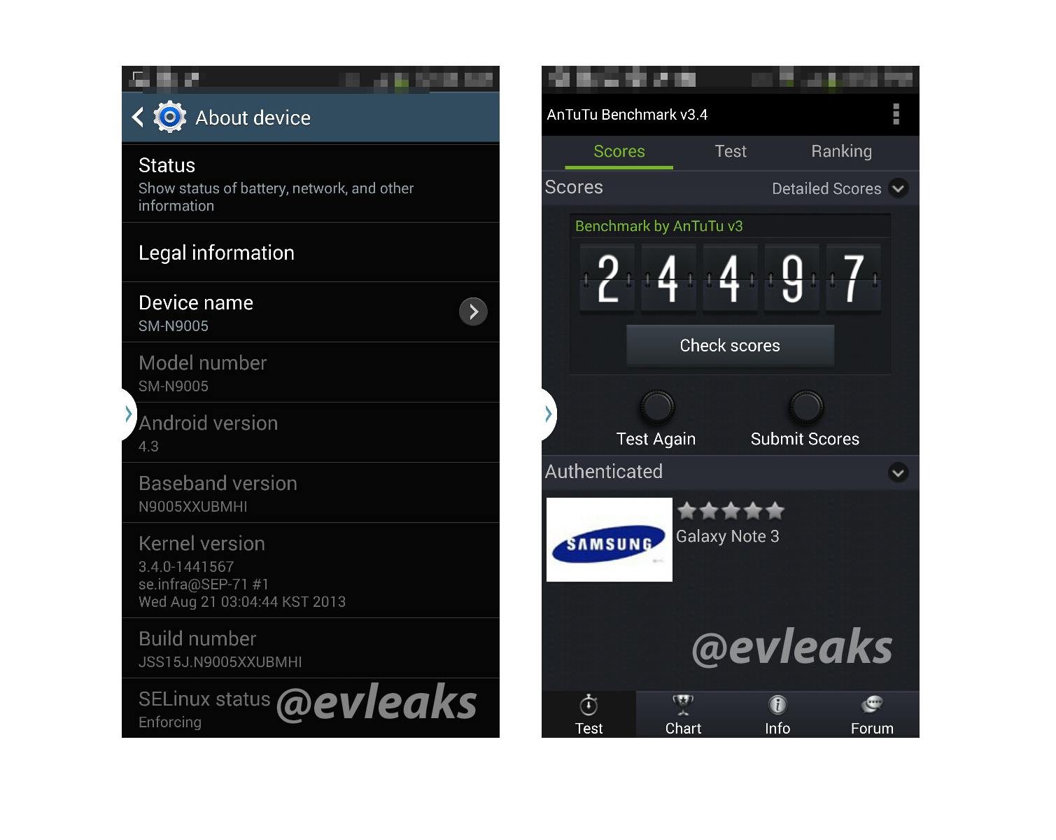 Galaxy note antutu