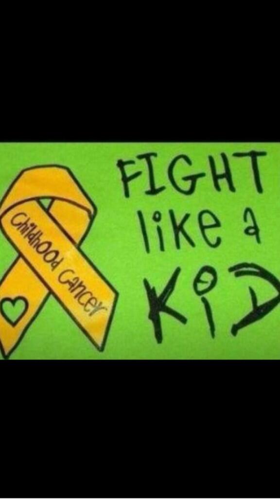 Every 3 minutes a child is diagnosed with cancer September is Childhood Cancer Awareness Month #gogold #fightlikeakid