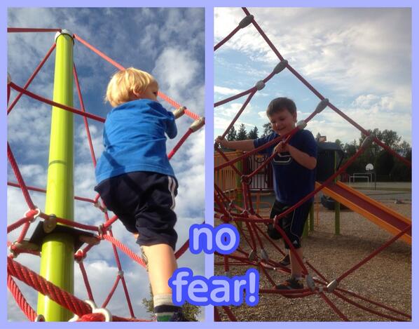 alyson_orr's tweet photo. #nofear #busyboys #lastdayofsummer http://t.co/jrIz3YBOwf