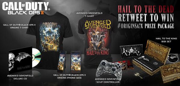 CallofDuty's tweet image. It's not too late to win the #OriginsA7X Grand Prize! RT for a chance to win! bit.ly/1a97cBQ