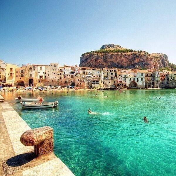 _Paisajes_'s tweet image. Cefalu, Sicily.