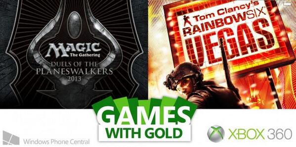 Free Games for Sept 2013: Magic 13 and Rainbow Six Vegas - xboxtrial.com/blog/free-game…