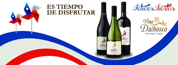Para este 18 no te quedes sin vinos Dalbosco....
