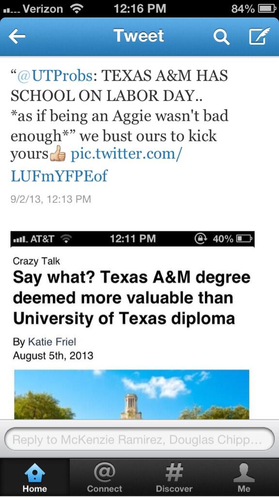 cdizzy_'s tweet image. “@alegonzalez15: Why. Why must Aggies always be overachievers and labor on Labor Day? #AggieProblems&quot;