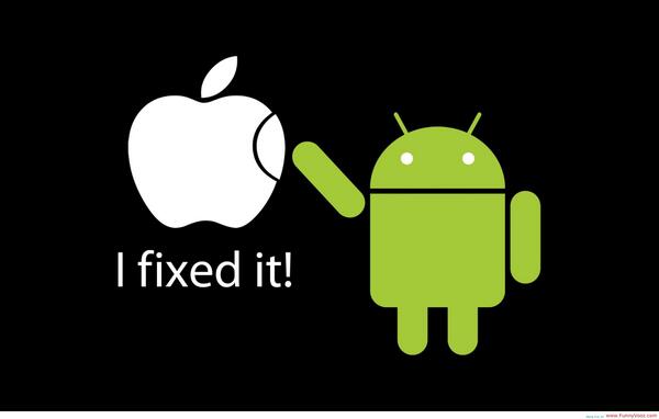 TrueTweets2013's tweet image. #Apple and #Android have an coming together. #Tech