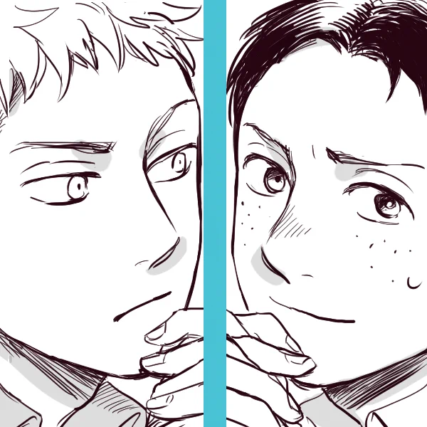 ウヅキさん(@uzukisingekiaka)#RTしてくれた人のアイコンを自分の絵柄で描く 