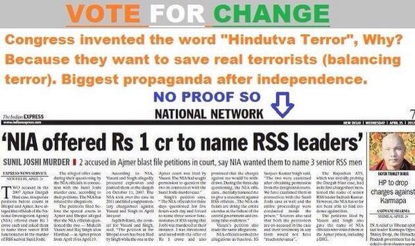 _dharam_vir's tweet photo. Why NIA was formed by UPeeA / CONgress of #SoniaRobs &amp; #ChorPM http://t.co/x4D3erhJRG