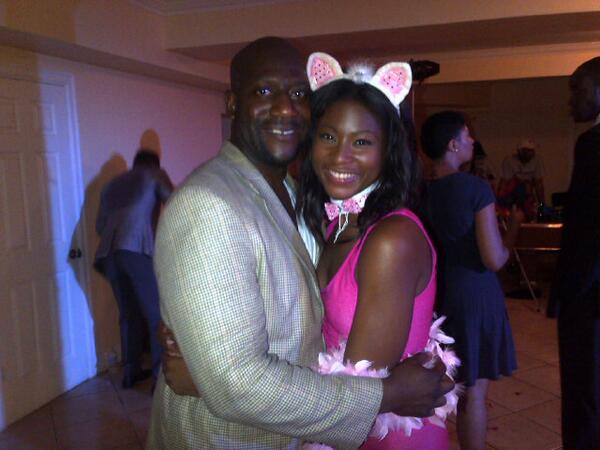 TomikeLee's tweet photo. With my homie Jasmine Sharay Charmichael on the set "R&amp;J In Harlem". She plays Juliet. Proud of her! http://t.co/jn5NAxxVyX