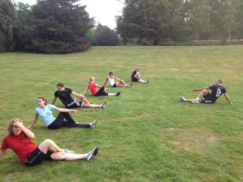 RockyFitMichel's tweet photo. Coolingdown @topicusbv @RockyFit  Bootcamp #topicus #deventer http://t.co/DiAuS2ucFC