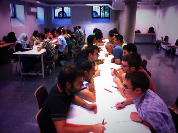essir2013's tweet photo. Group Activity Room 1 with Liadh Kelly #essirgranada http://t.co/EBgLVI6FdB