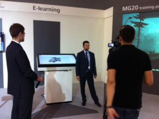 PulseDefence's tweet image. At #MSPO today with our hosts OBRUM we demonstrated our #eLearning capability via LMS with mobile access capability.