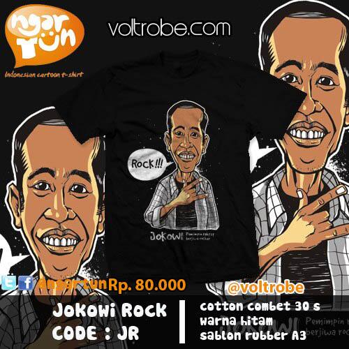 Voltrobe's tweet photo. Jokowi Rock | Soft Combed 30s | Hitam &amp; Putih | Rp 80.000 tnp ongkir | S,M,L,XL,3L| http://t.co/i2P6aWeDYc #voltrobe http://t.co/QWW170eiaQ