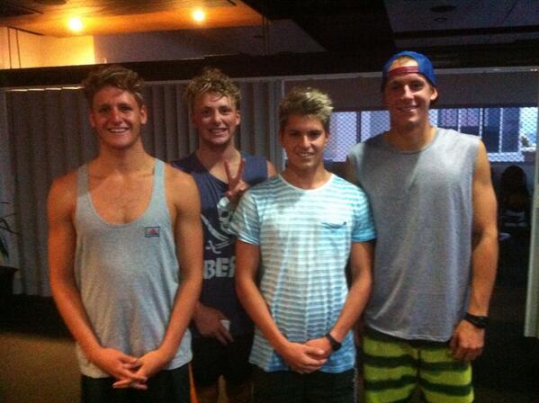Brad_Beer's tweet photo. Enjoyed chatting w Surfers SLSC athletes 2day-TJ, Zac, Lindsay &amp; Jake-good luck w trials &amp; Gold boys! http://t.co/JPy2bnC0W8
